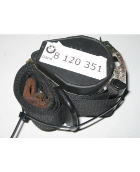 BMW E34 Touring Rear Seat Safety Belt Black 8120351 Used Genuine