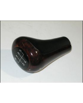 BMW E39 Gear Shift Lever Knob Leather Wood 1434720 Used Genuine