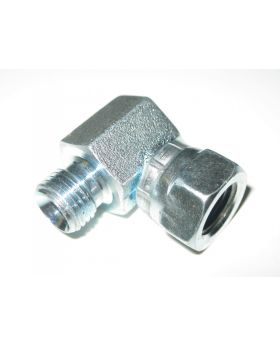 1/4" BSP Male To Female Hydraulic 90