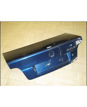BMW E39 Bare Boot Trunk Lid Shell Biarritz Blue 8167801 Used Genuine