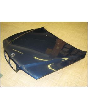 BMW E39 Bare Bonnet Engine Hood Biarritz Blue 8238592 Used Genuine
