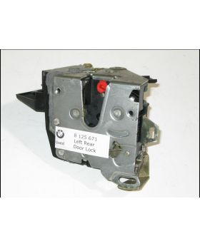 BMW E39 E38 Door Lock Unit Catch Rear Left 8125671 Used Genuine