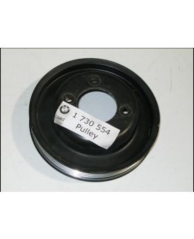 BMW M50 M52 Engine Fan Drive Poly V Belt Pulley 1730554 Used Genuine