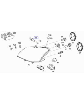Mercedes A0018263582 New Genuine
