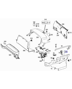 Mercedes A1709870140 New Genuine